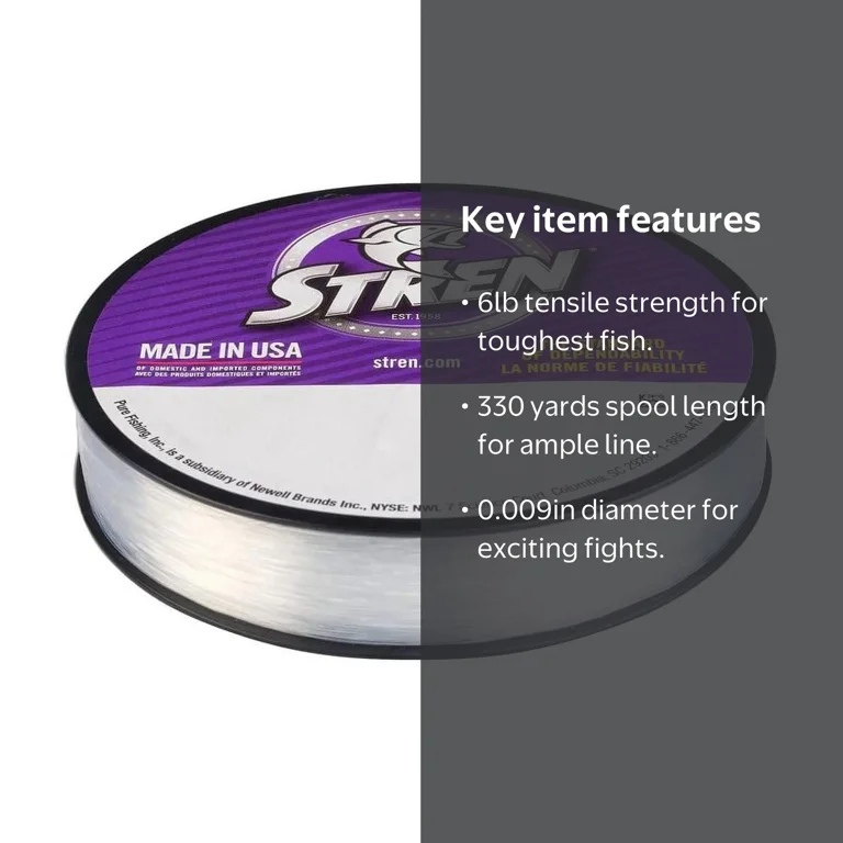 best mono fishing line at walmart Ande Monofilament Monster Yellow 1lb Spool 80lb Test, MY00100080 Whatever the size of the fish on your hook Monofilament Line Hi Vis Fishing