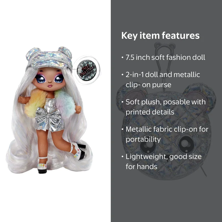 Na! Na! Na! Surprise Glam Series Ari Prism Fashion Doll, Plush