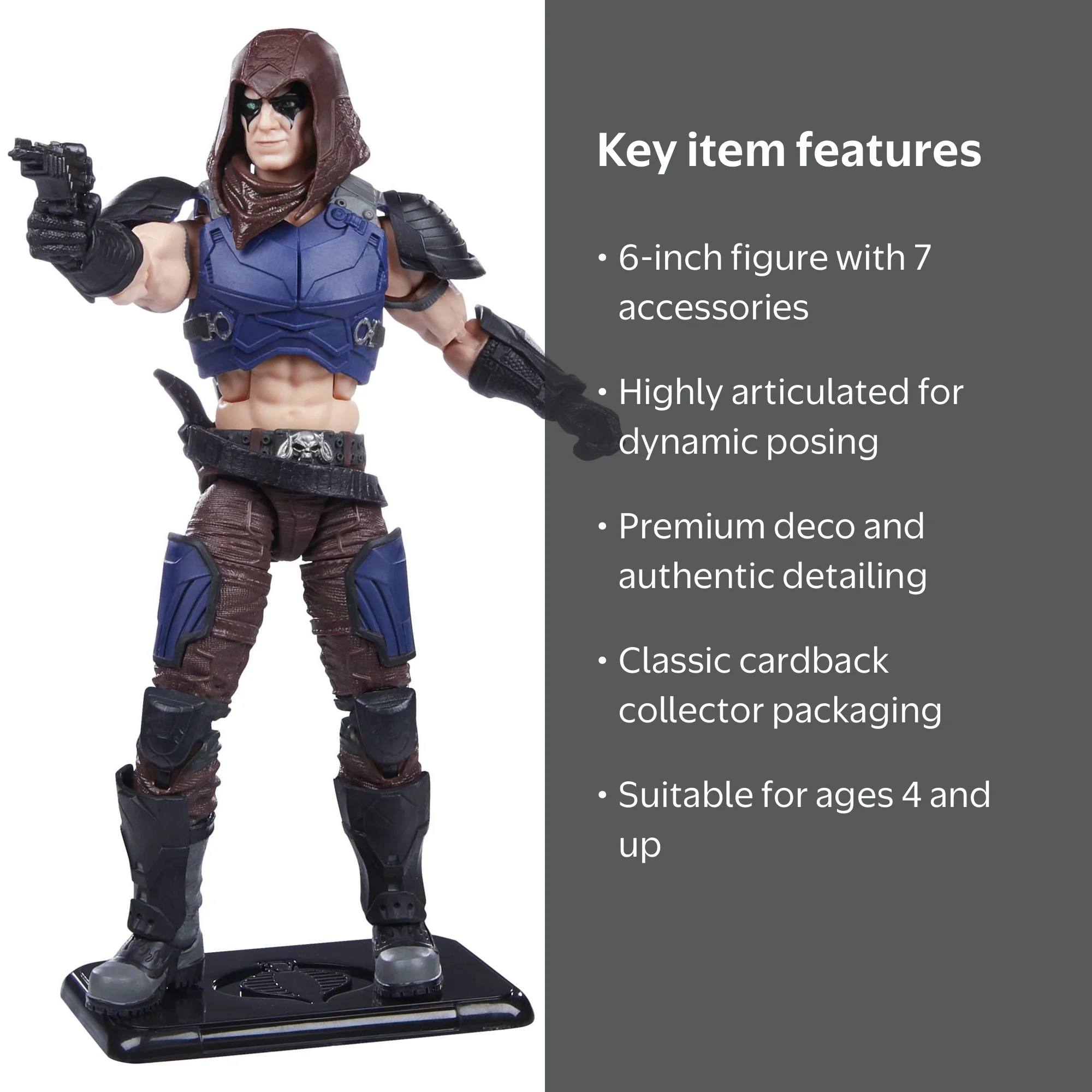 G.I. Joe Zartan Action Figure with Multiple Accessories, 6-Inch
