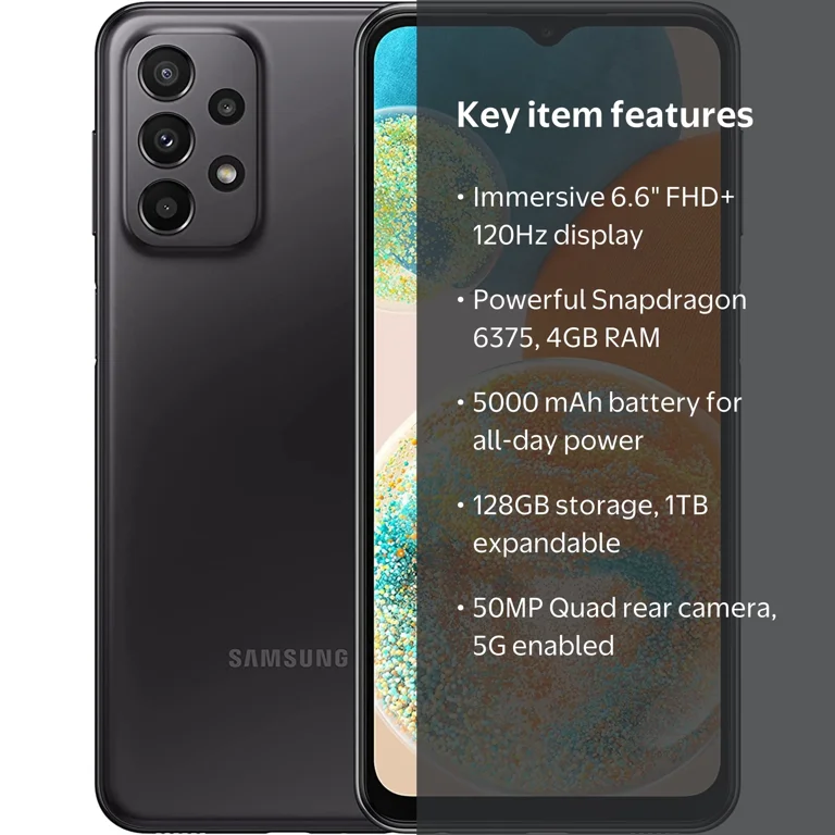 New Samsung Galaxy A23 5G 128GB Dual SIM Unlocked Mobile Phone