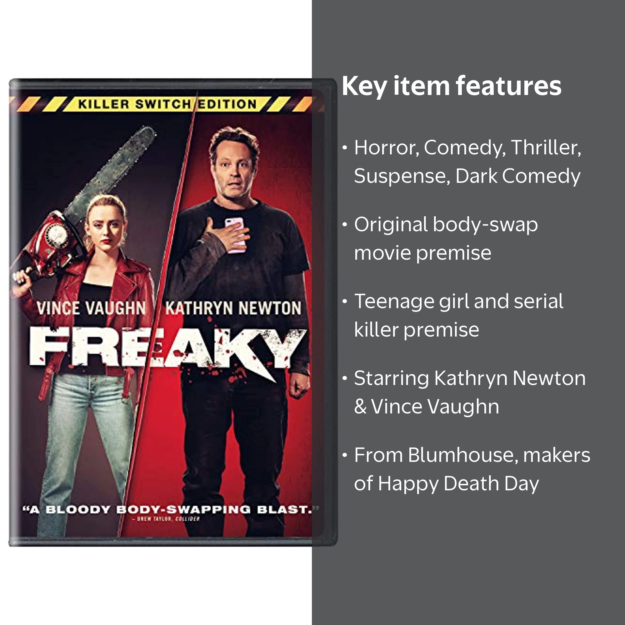 Freaky [DVD], Feature,Horror,Comedy, Thriller, Suspense, Horror