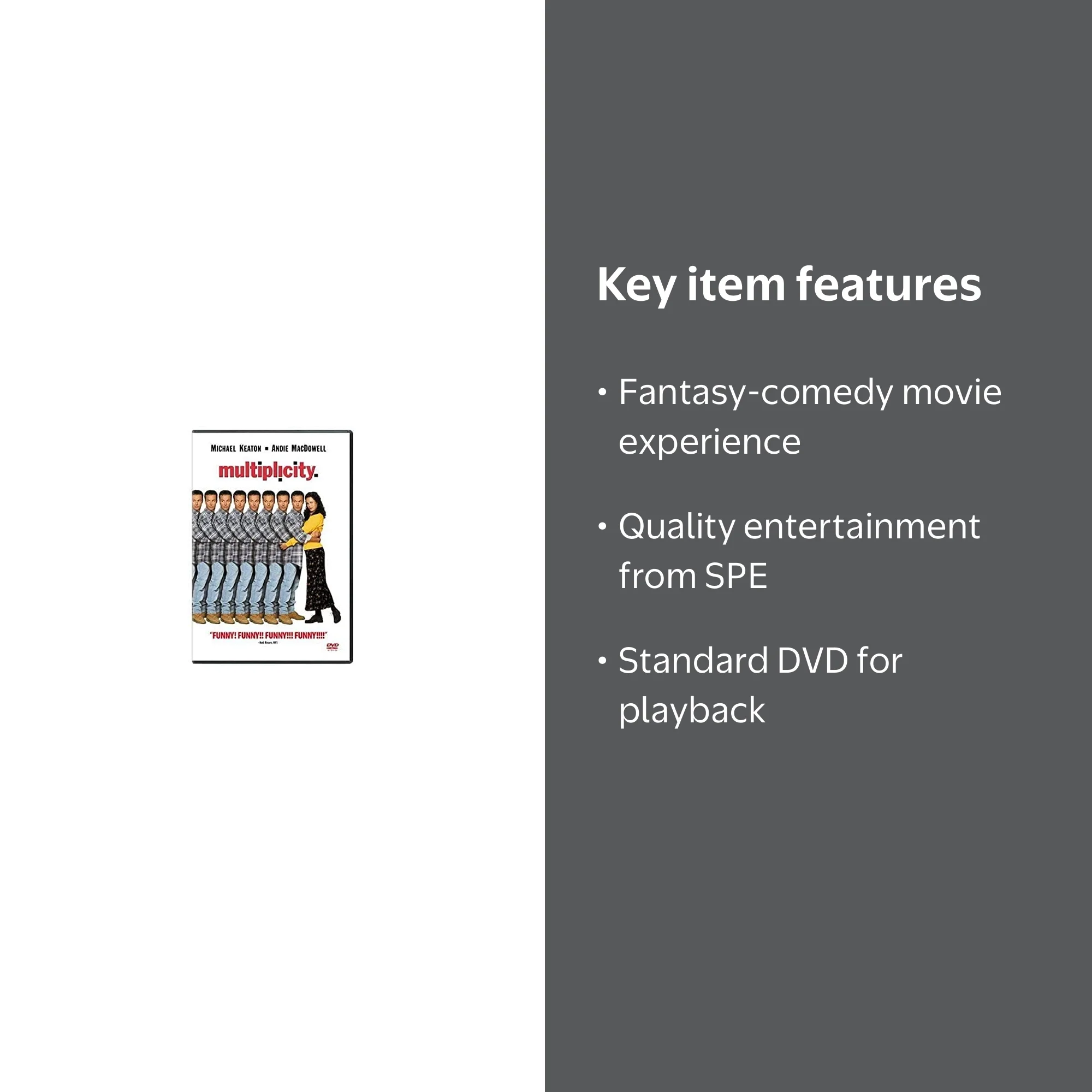 Sony Pictures Entertainment, DVD, New Multiplicity, Comedy