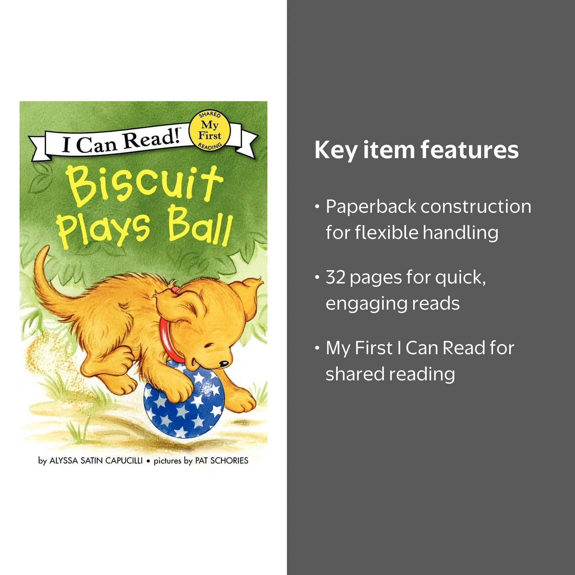 My First I Can Read Biscuit Plays Ball, Book 167, (Paperback
