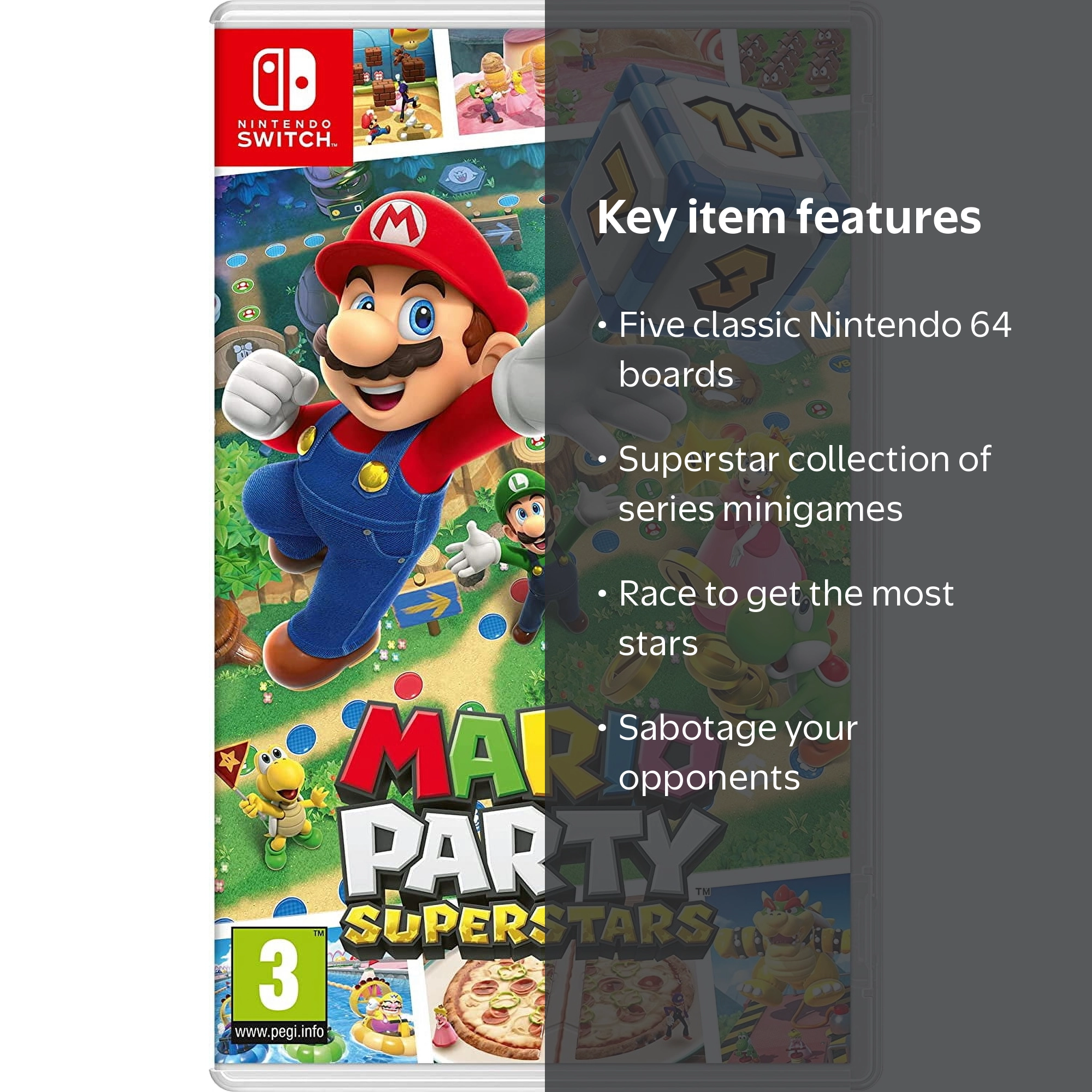 Nintendo, Mario Party Superstars, Nintendo Switch Game, Classic