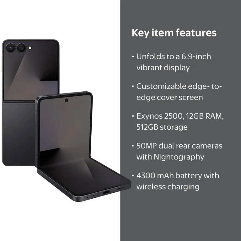 Samsung Galaxy Z Flip7 5G 512GB 12GB RAM |Brand New |North