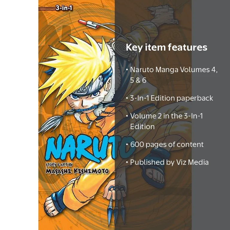 Masashi Kishimoto, Manga Book, Vol. 2, Includes Vols. 4, 5 & 6
