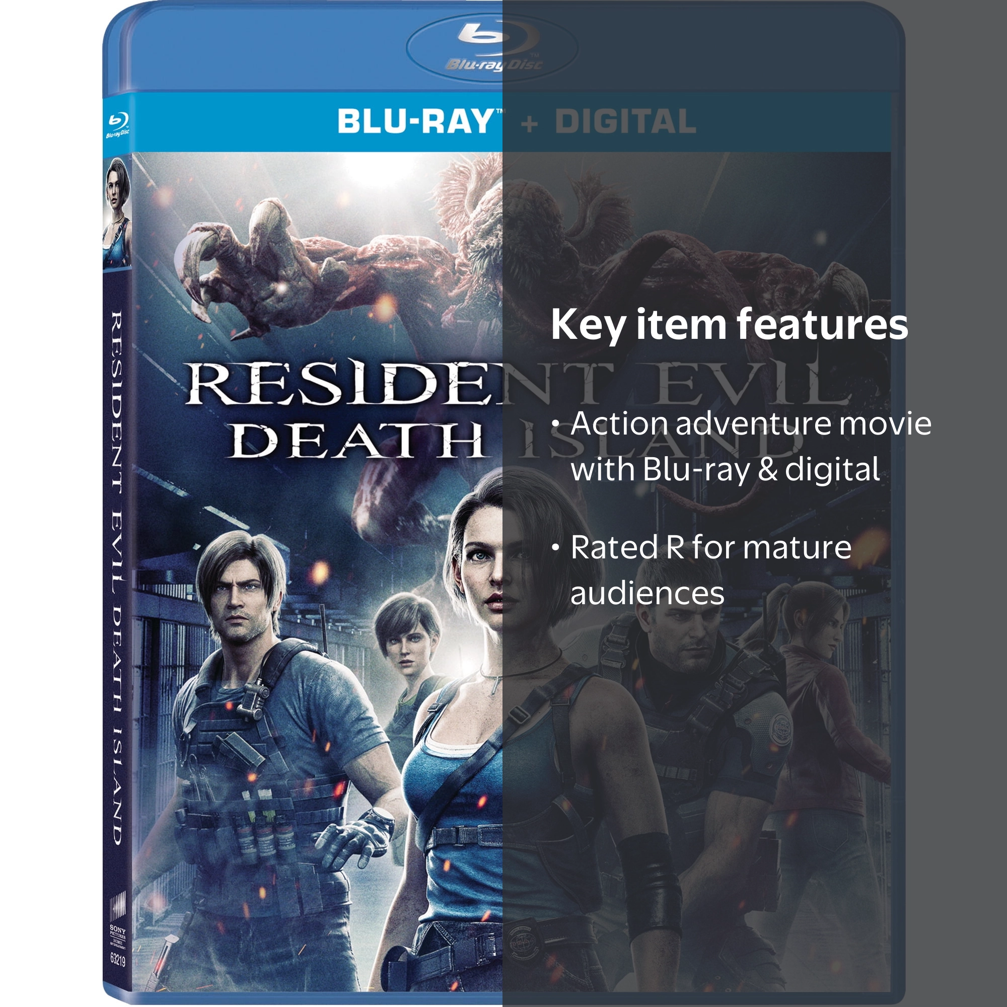 Resident Evil: Death Island Blu-ray + Digital Copy - Walmart.com