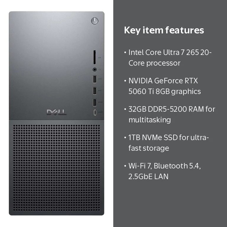 Dell Tower Plus EBT2250 Gaming PC - Series 2 Intel Core Ultra 7