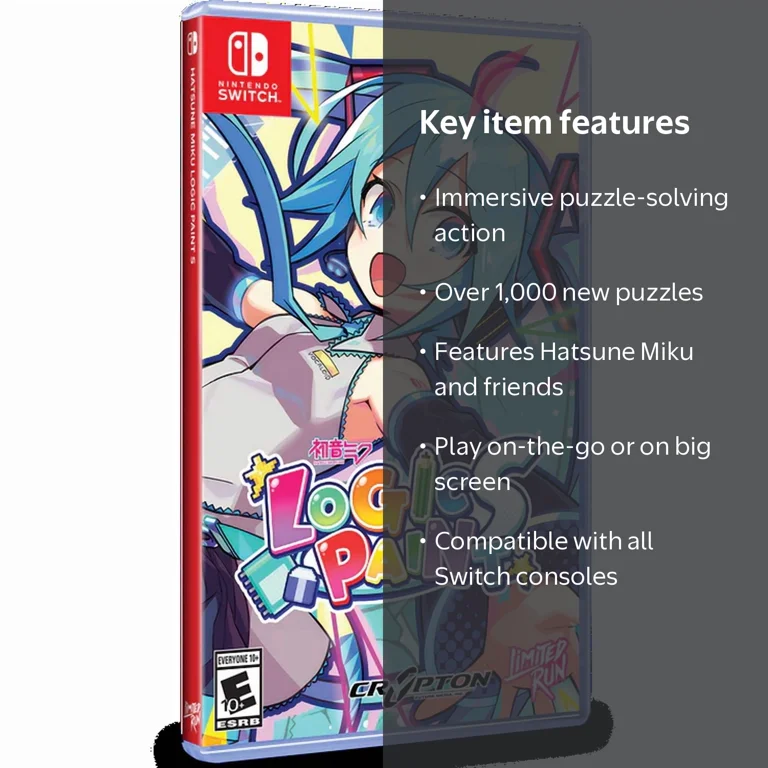 NSW - Hatsune Miku Logic Paint S [Limited Run Games #239] - Switch