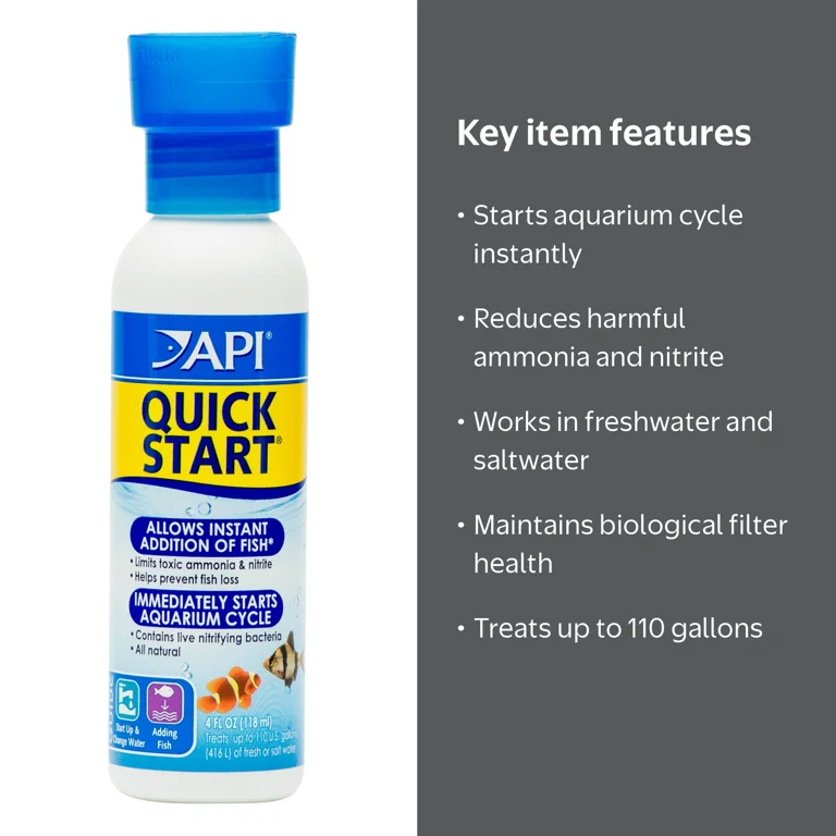 API, Nitrifying Bacteria, 4 fl oz, for Aquarium Cycle - Walmart.com