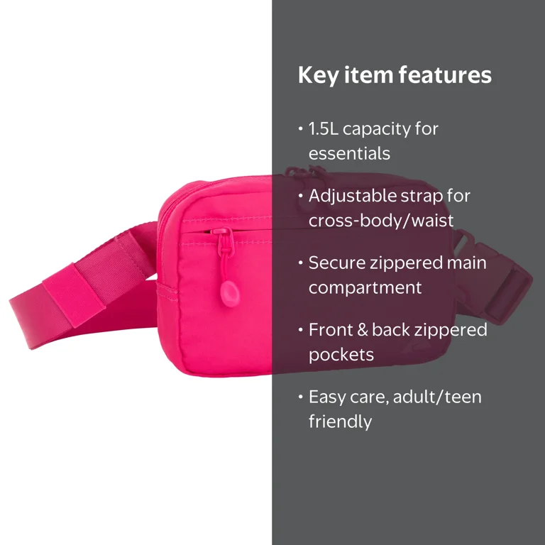 lululemon hot pink belt bag Everywhere Wordmark Crossbody 1L Belt Bags Lululemon Everywhere Belt Bag 1l