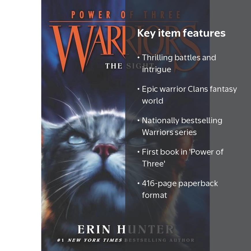 Warriors 洋書 Warriors: Power of Three #1: The Sight - Walmart.com