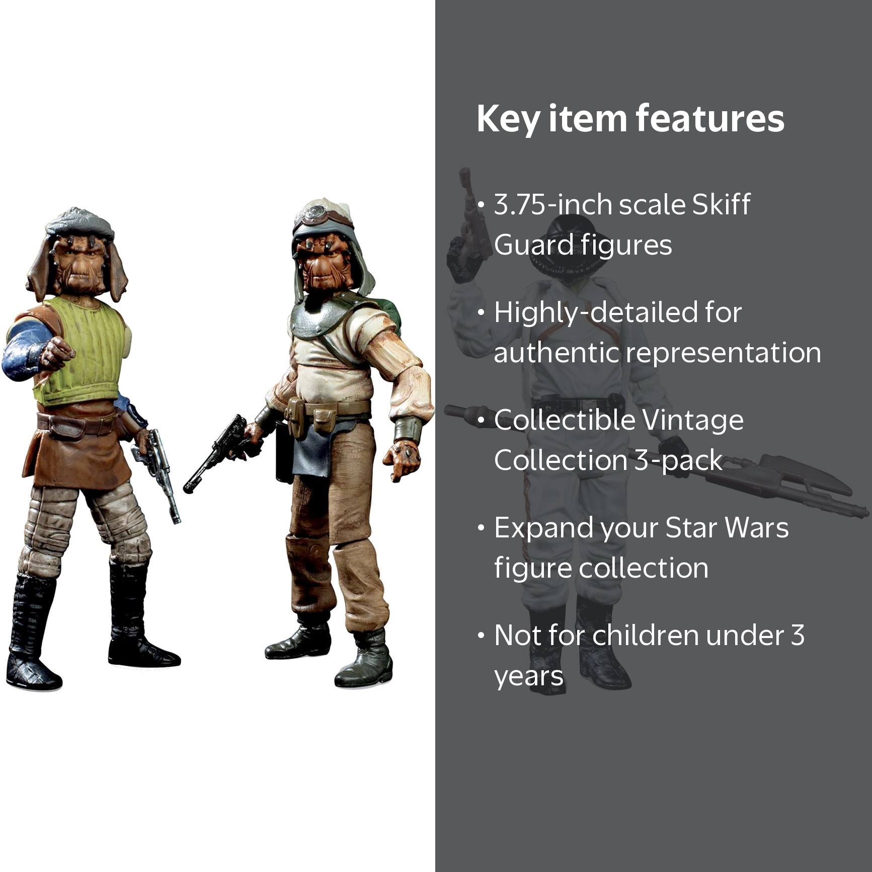 Star Wars Vintage Collection Tatooine Skiff Guards Action Figure 3