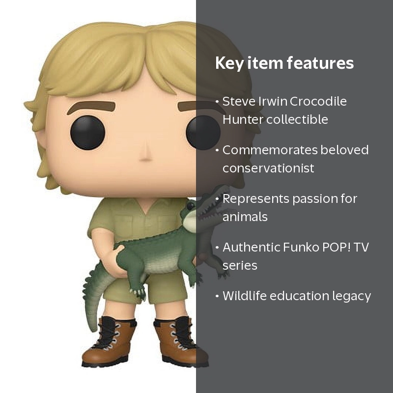 Funko POP! TV: Crocodile Hunter Steve Irwin, Conservationist Icon