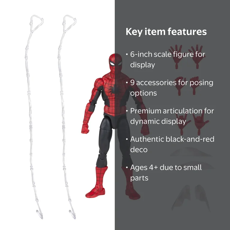 Spider-Man, Action Figure, 6 inches, 60th Anniversary Amazing