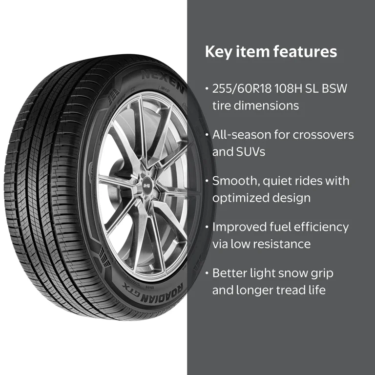 Nexen Roadian GTX 255/60R18 108H BSW All Season Tire - Walmart.com