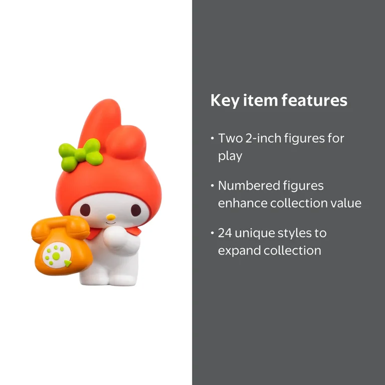 Hello Kitty and Friends - 2 inch 2 Figure Pack - Rainbow Vibes