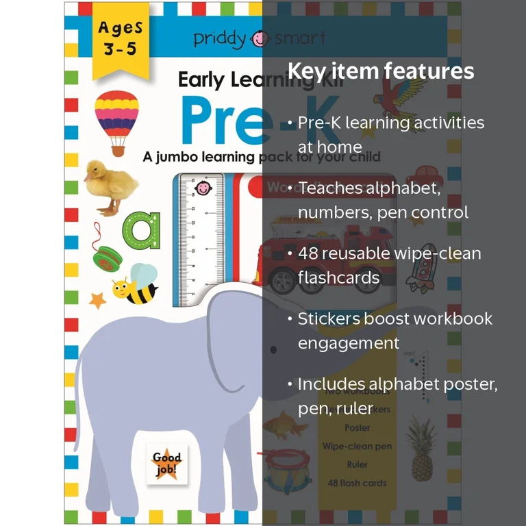 Pre-K + K 2年パッケージセット Early Learning Kit Pre-K: A Jumbo Learning Pack for Your Child
