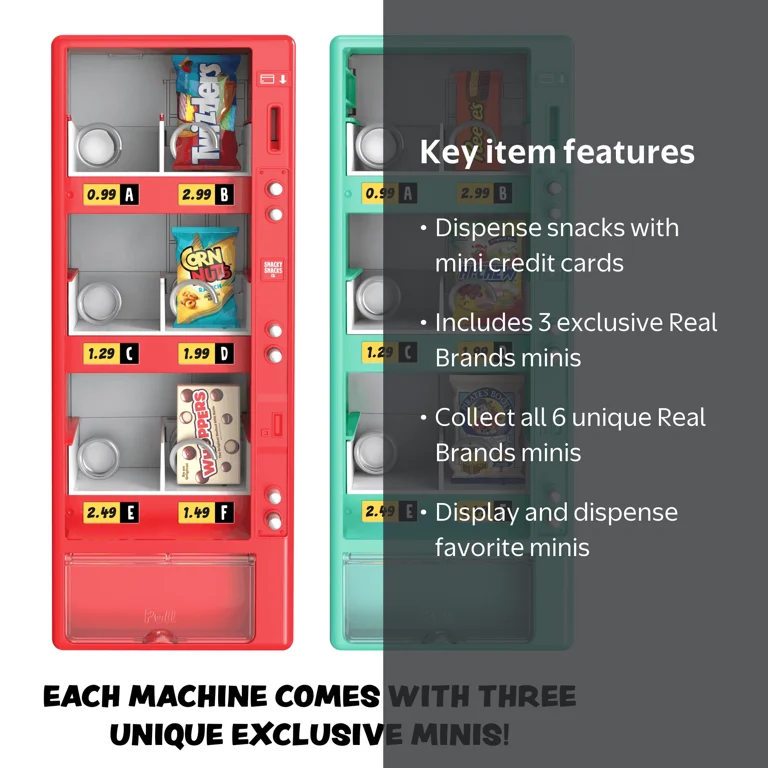 MGA's Miniverse Real Brands Vending Machine, One Machine Included