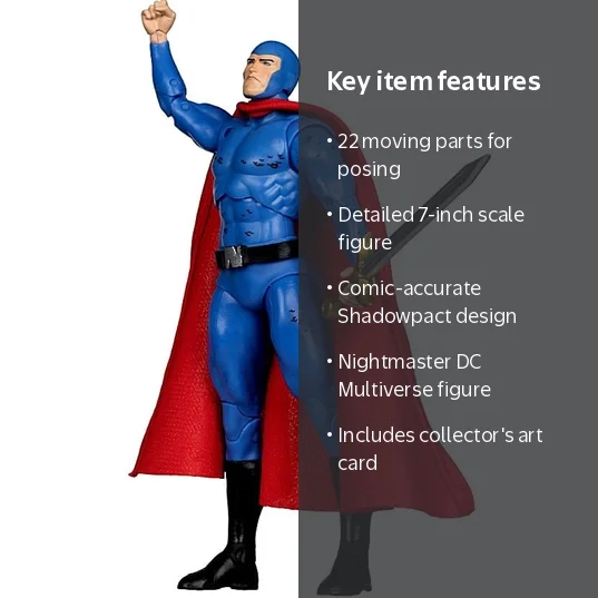 McFarlane Toys DC Multiverse Nightmaster Action Figure, Shadowpact
