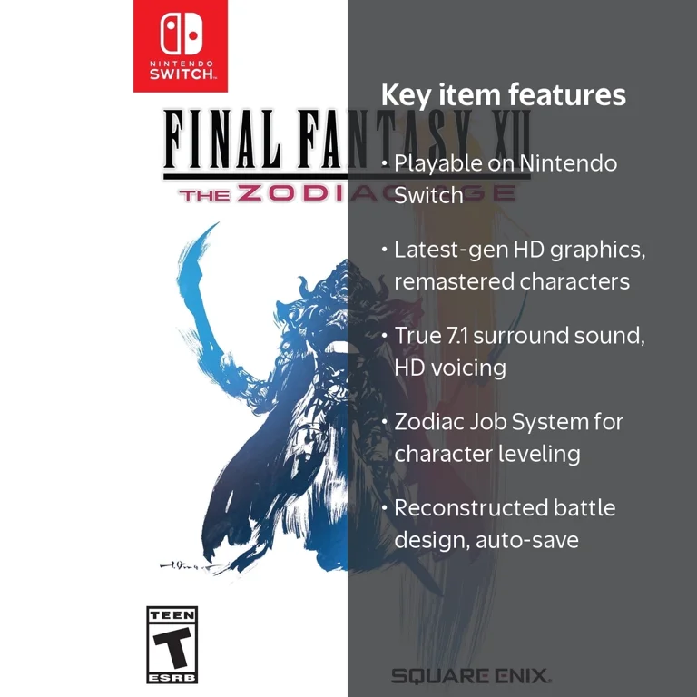 Square Enix Final Fantasy XII: The Zodiac Age, Nintendo Switch