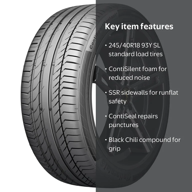 Continental ContiSportContact 5 UHP Summer 245/40R18 93Y Passenger