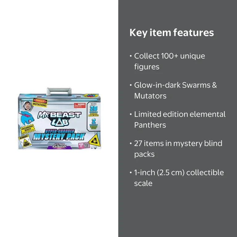Mr. Beast Lab Swarms Mystery Pack Exclusive Mini Figures - Walmart.com