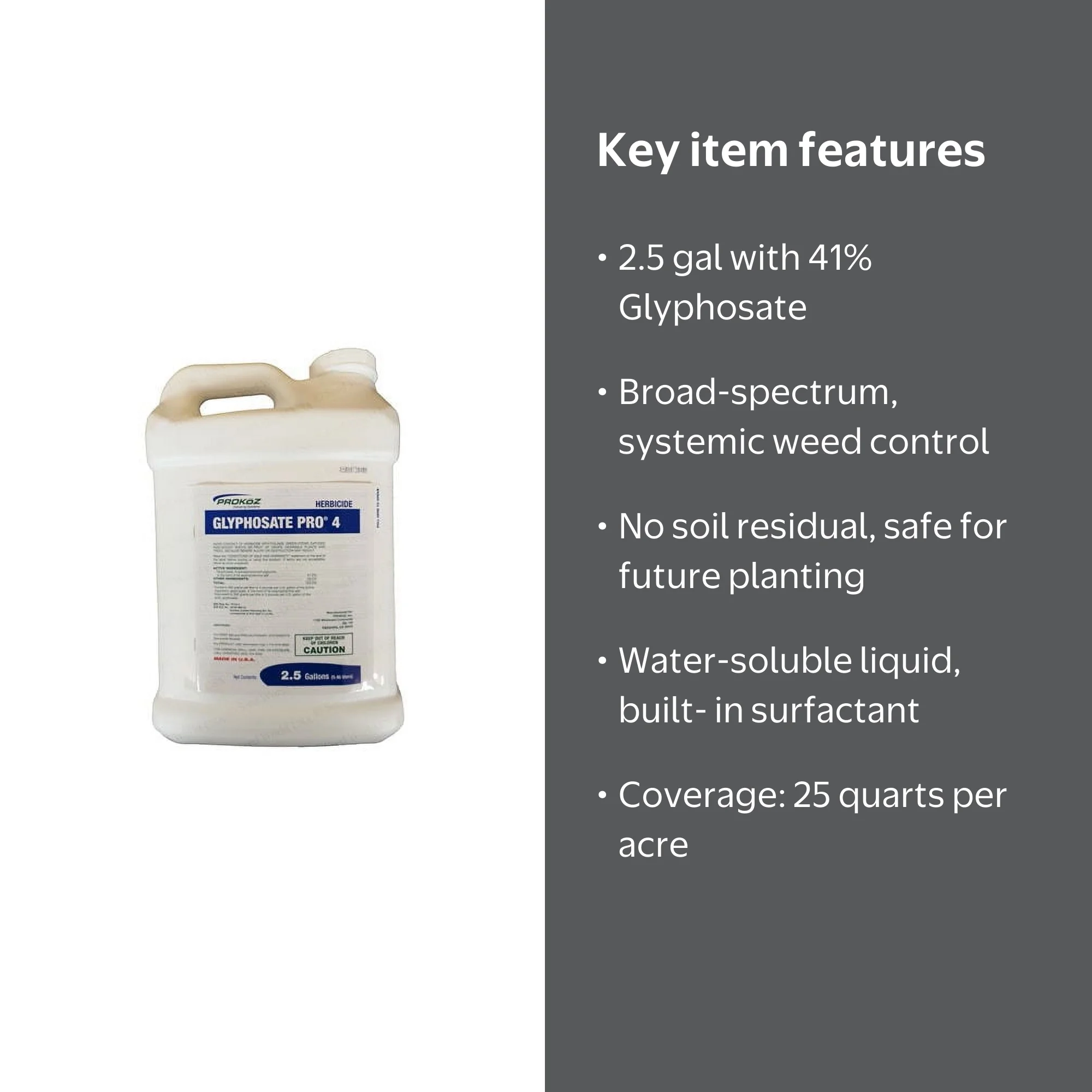 Razor Pro Glyphosate Pro 4 Herbicide, 2.5 Gal - Weed Control Care Liquid  System for Shrub and Tree - Walmart.com