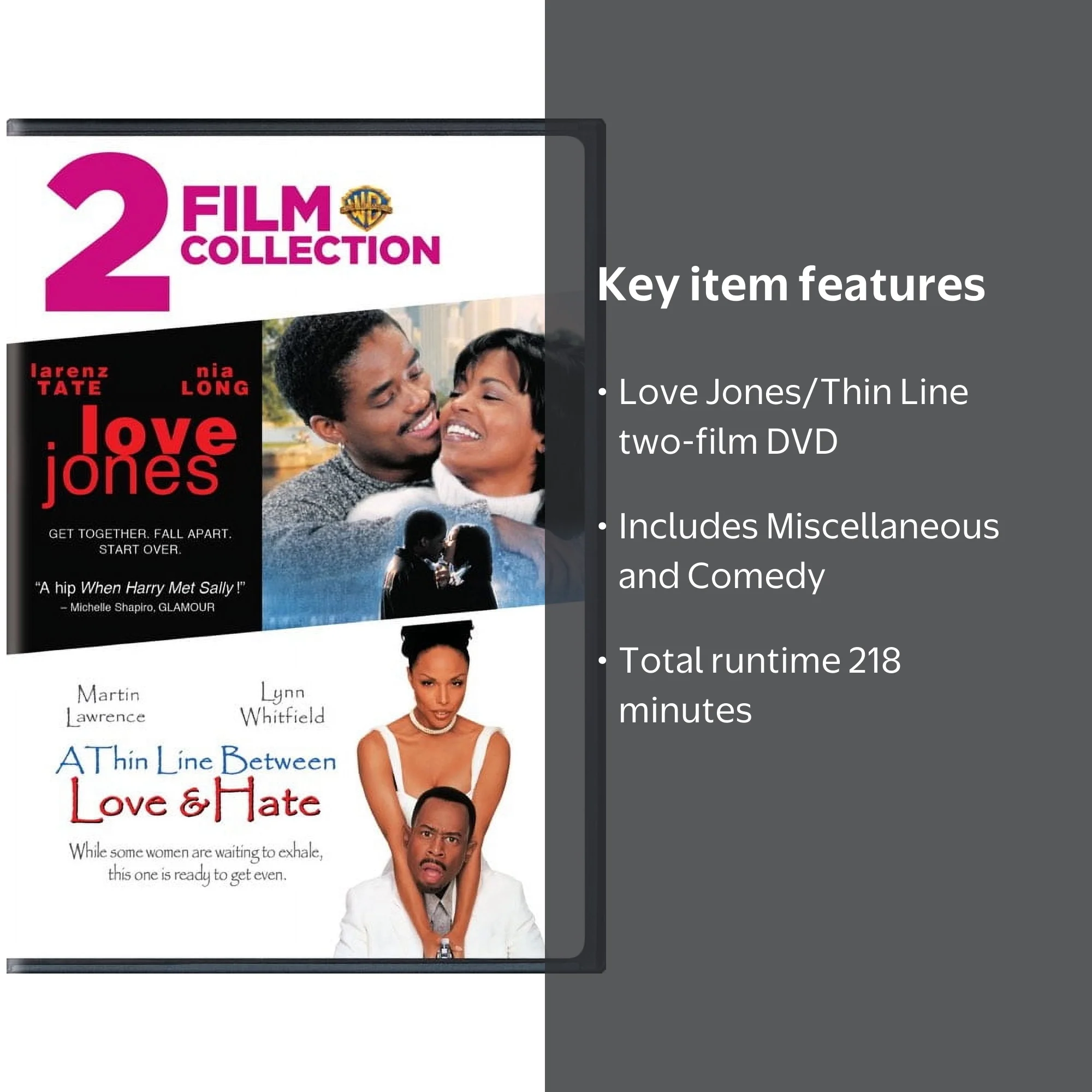 New Line Home Video: Love Jones / Thin Line Between Love and Hate