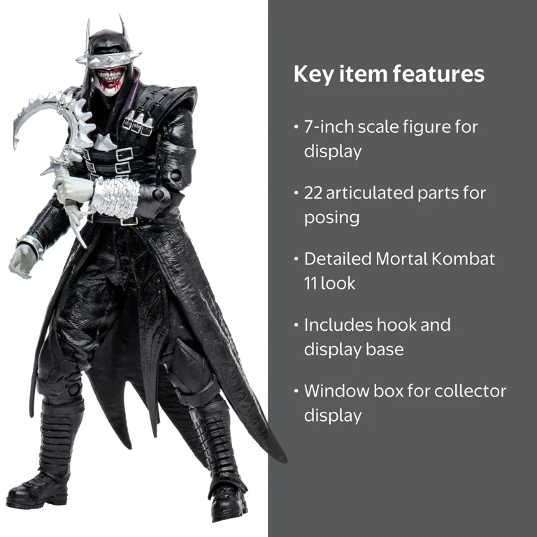 McFarlane Toys Mortal Kombat - Batman Who Laughs, Joker Hybrid