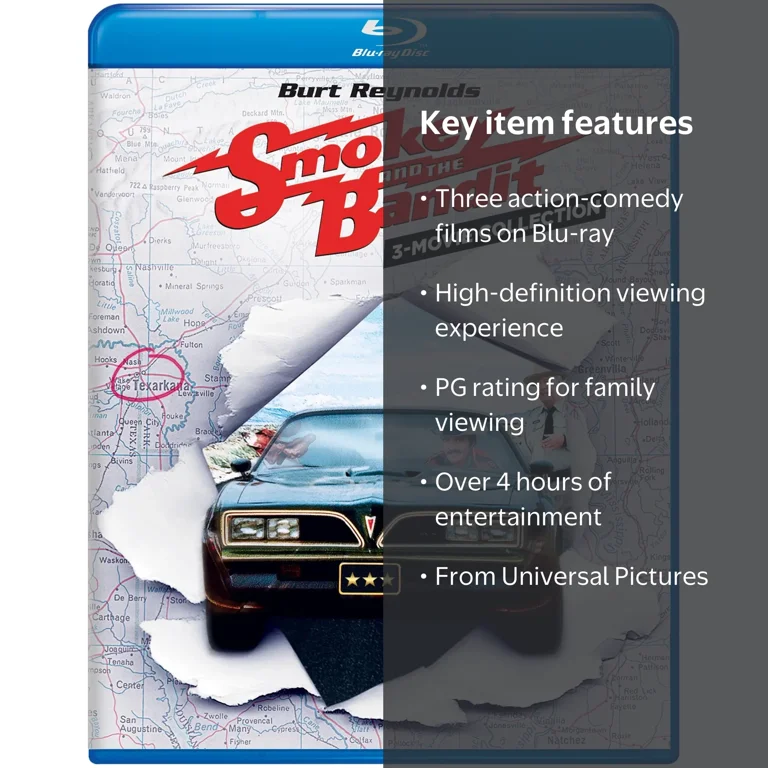 Burt Reynolds' Smokey and the Bandit 3-Movie Collection Comedy Blu