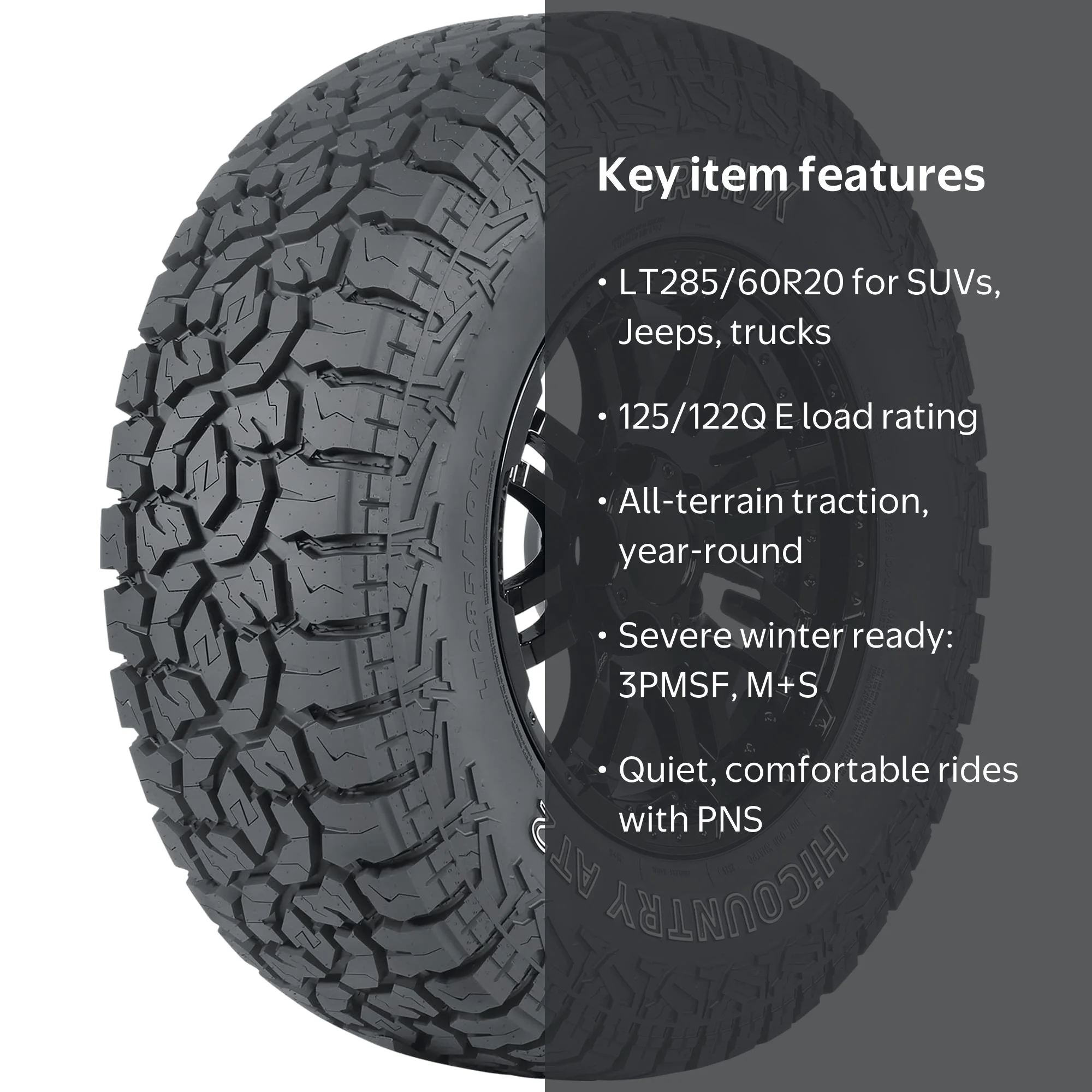 Prinx HiCountry A/T2 All Terrain LT285/60R20 125/122Q E Light