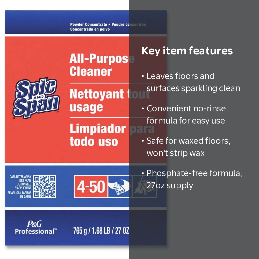 Spic and Span 31973 27 oz. Box All-Purpose Floor Cleaner - Walmart.com