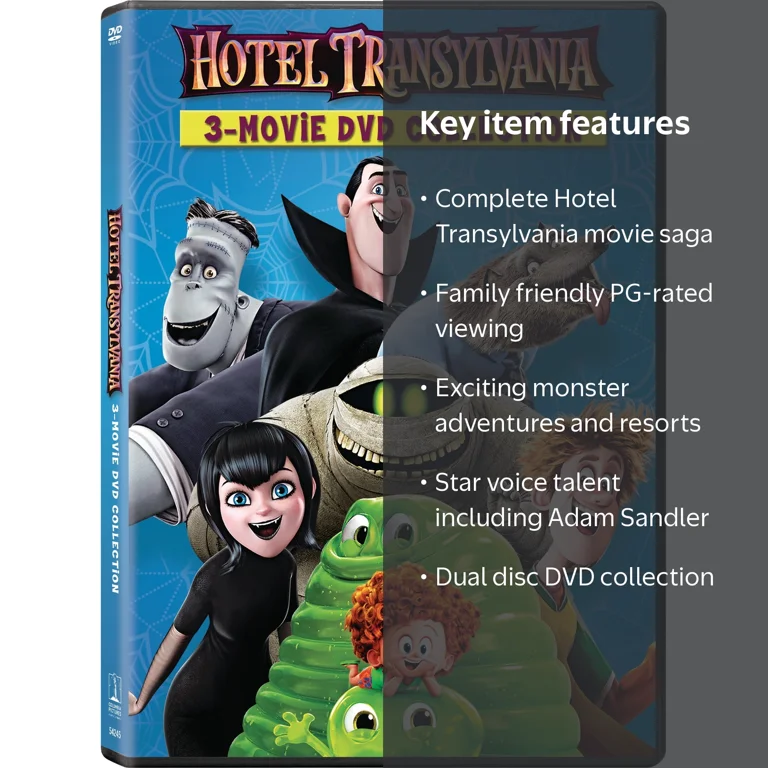 Hotel Transylvania: 3-Movie DVD Collection (DVD) with 2 Discs