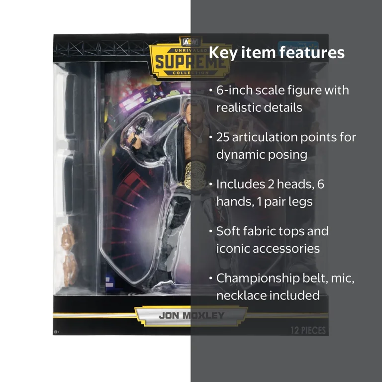 AEW Unrivaled Supreme Jon Moxley - 6-Inch Jon Moxley Figure with