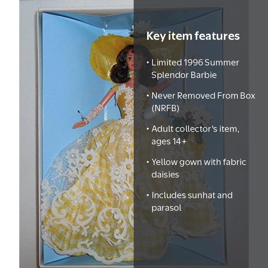 1996 Mattel Summer Splendor Barbie, Enchanted Seasons Collection