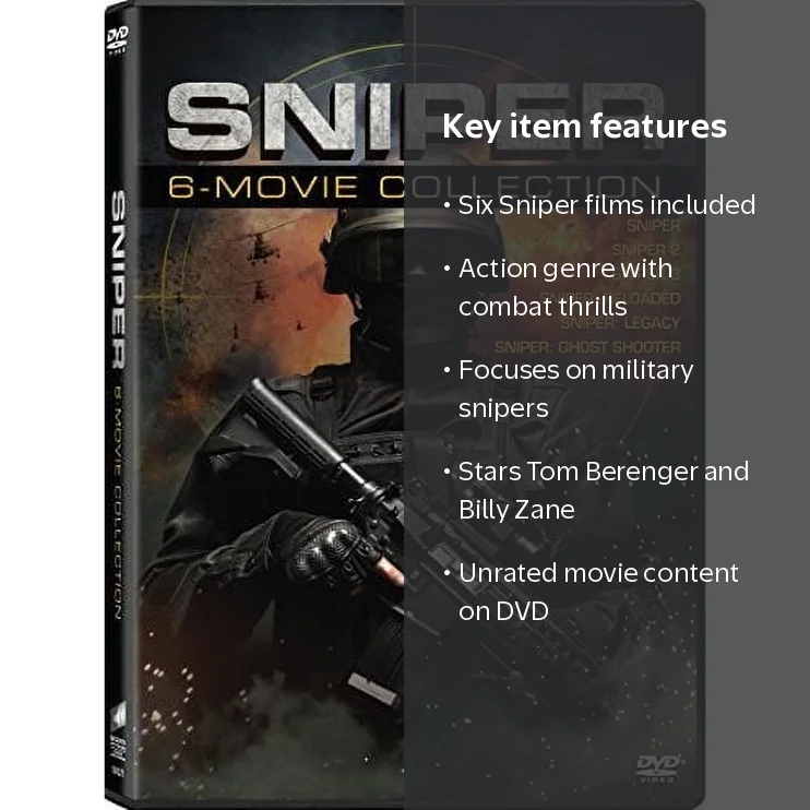 Sony Pictures Sniper: 6-Movie Collection - Action Set of Assassins