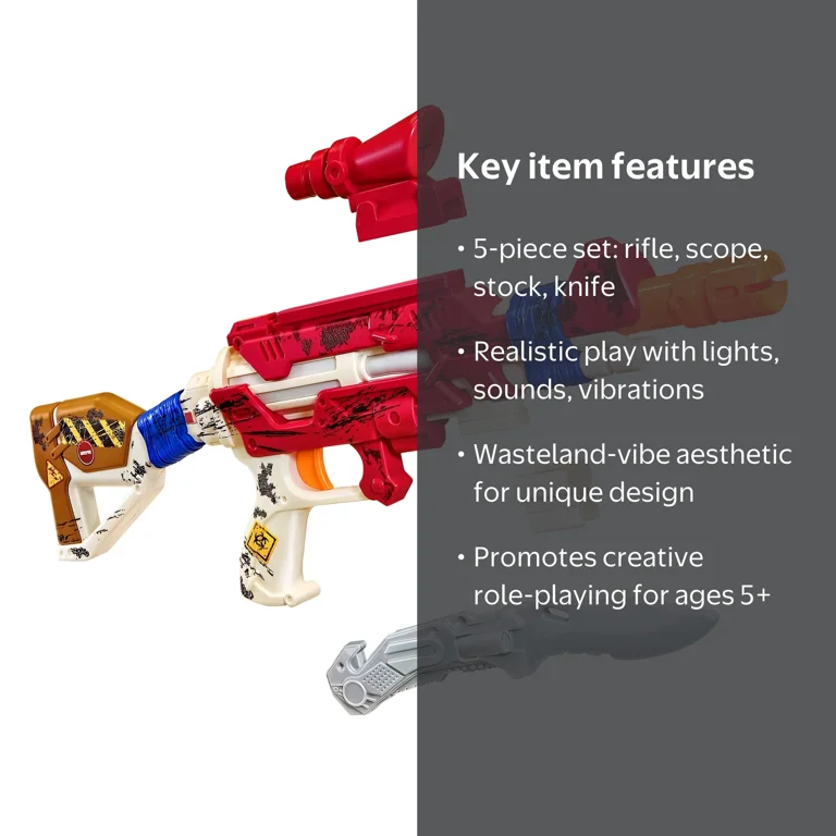 Apocalypse Action Rifle - Wasteland Protector Set - Walmart.com