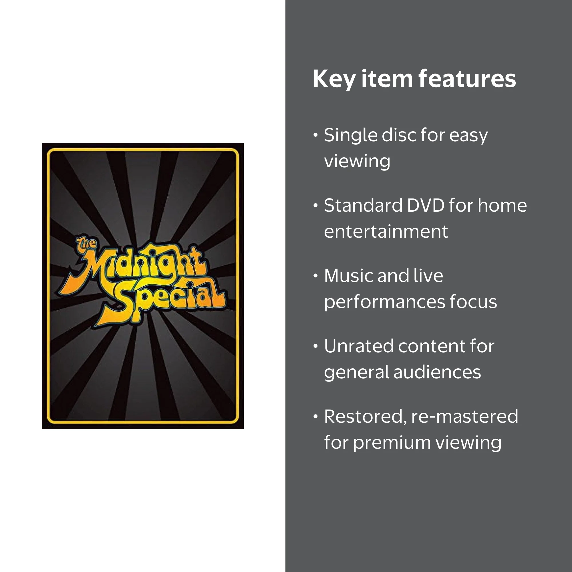 The Midnight Special (1 Disc) (DVD), Time Life, Music