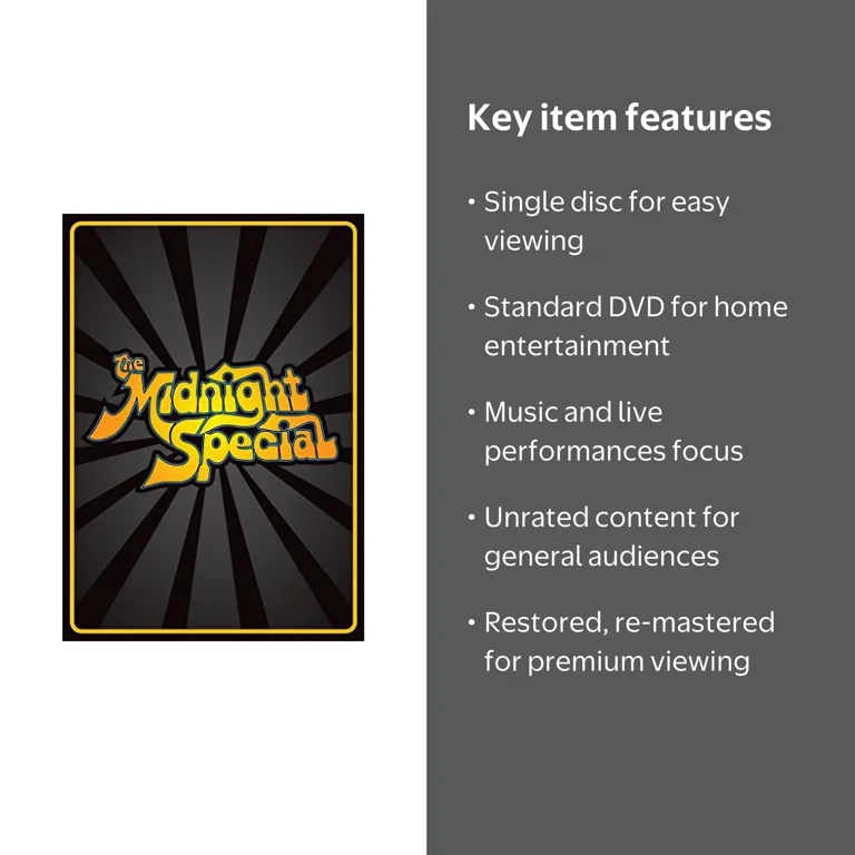 The Midnight Special (1 Disc) (DVD), Time Life, Music