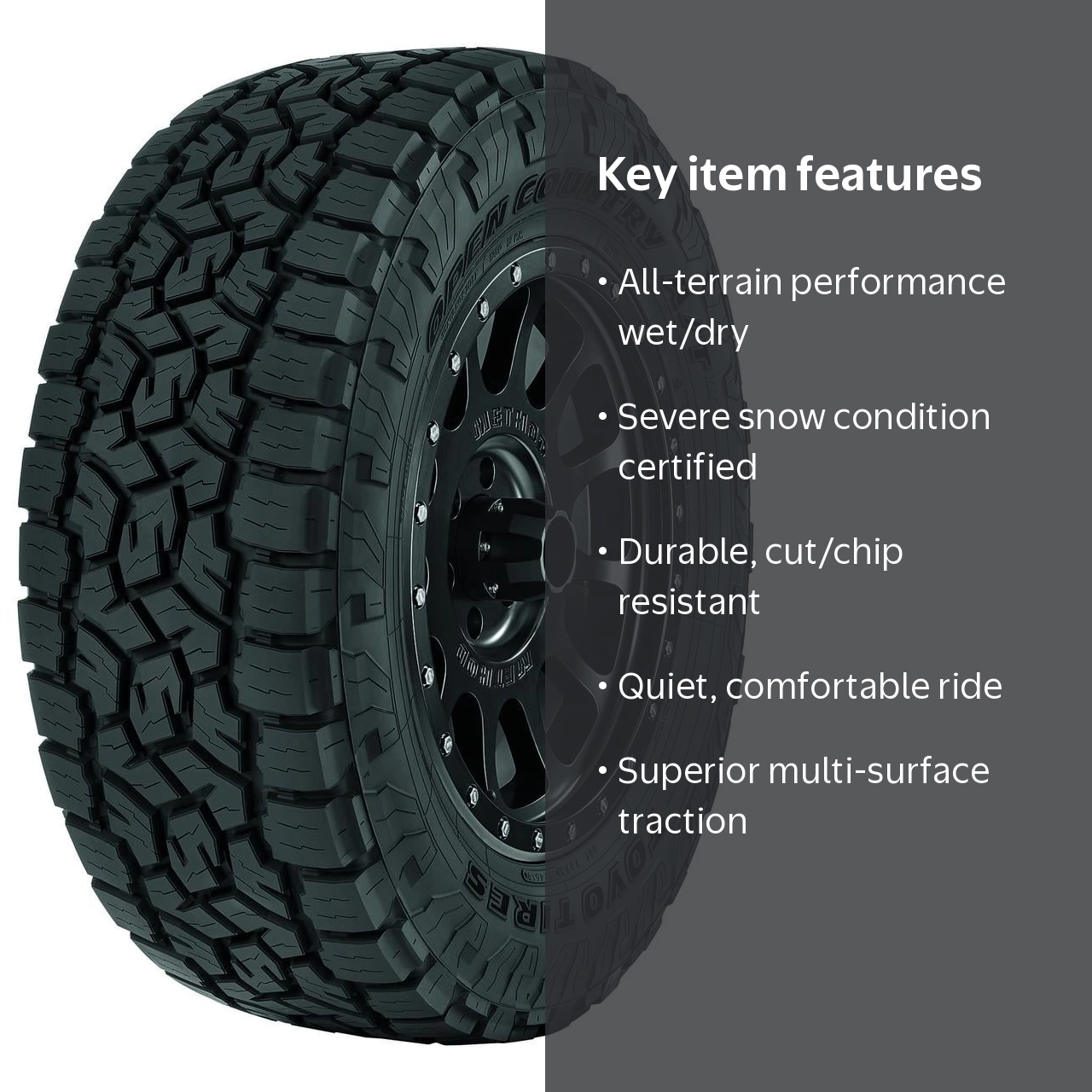 Toyo, Light Truck Tire, All Terrain LT325/60R18 124/121S E