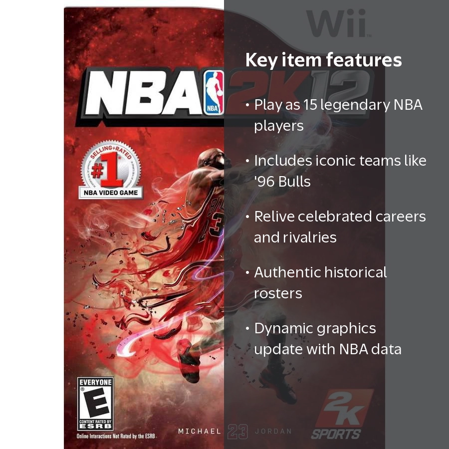 NBA 2K12 (Wii) - Walmart.com