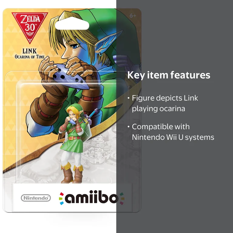 Nintendo, Amiibo Swappable Figure, Link Ocarina of Time, Warp Time