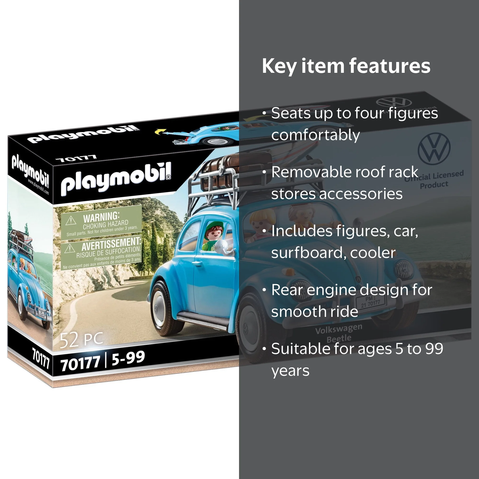 PLAYMOBIL Volkswagen Beetle - Walmart.com