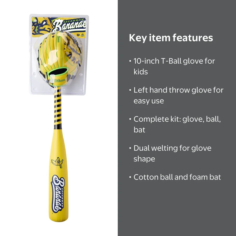 Wilson 2026 Savannah Bananas™ A200® 10” Glove, Ball & Bat Kit