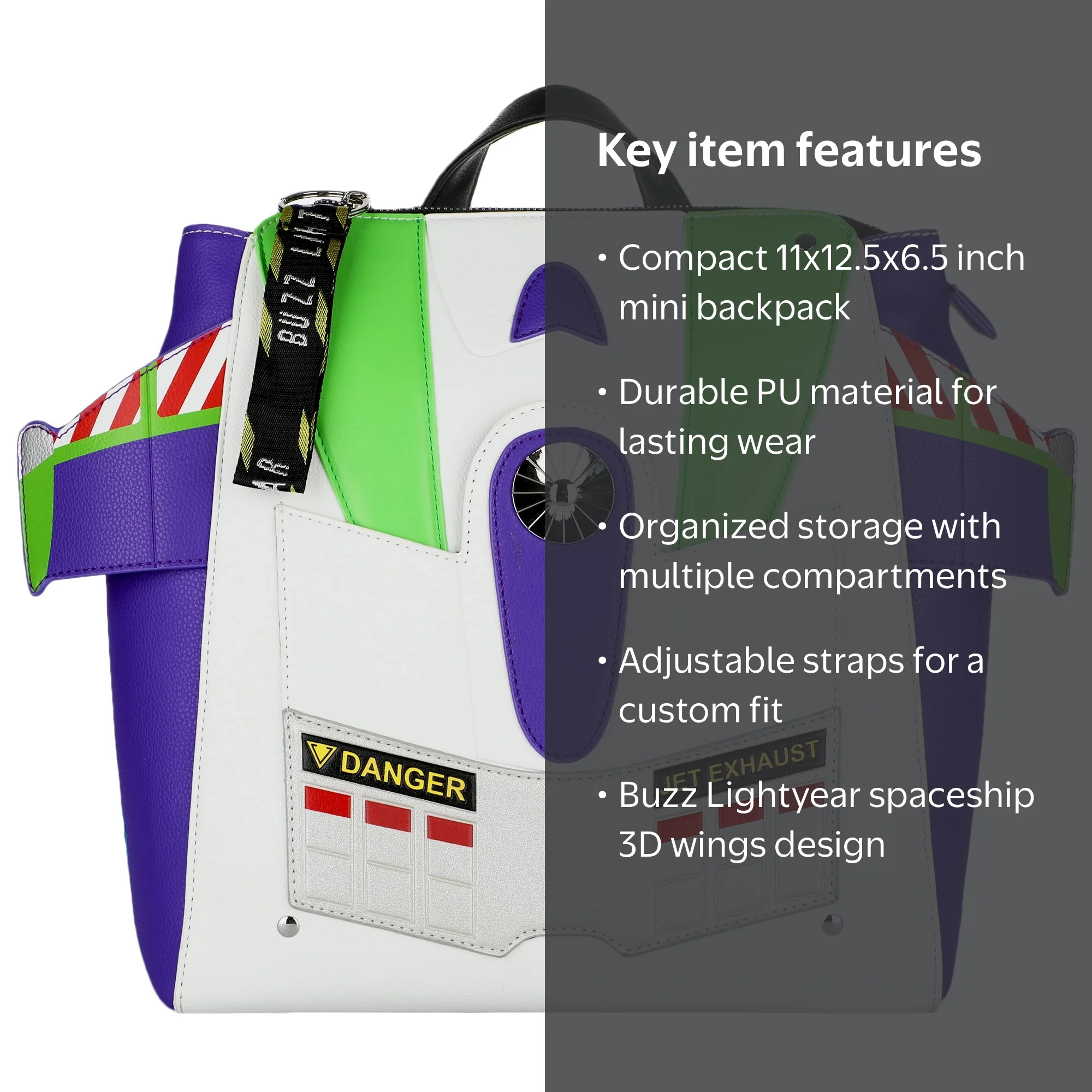 Buzz Lightyear Cosplay Mini Backpack - Walmart.com display picture 3