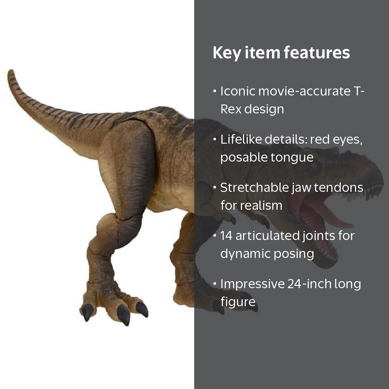 TREX フィギュア Mattel MTTHFG66 Jurassic World Hammond Collection Tyrannosaurus