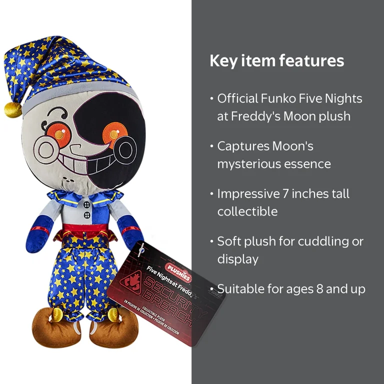 Fnaf Collectible Plush Funko, Plush, Inch, Multicolor, Polyester, Licensed Collectible 