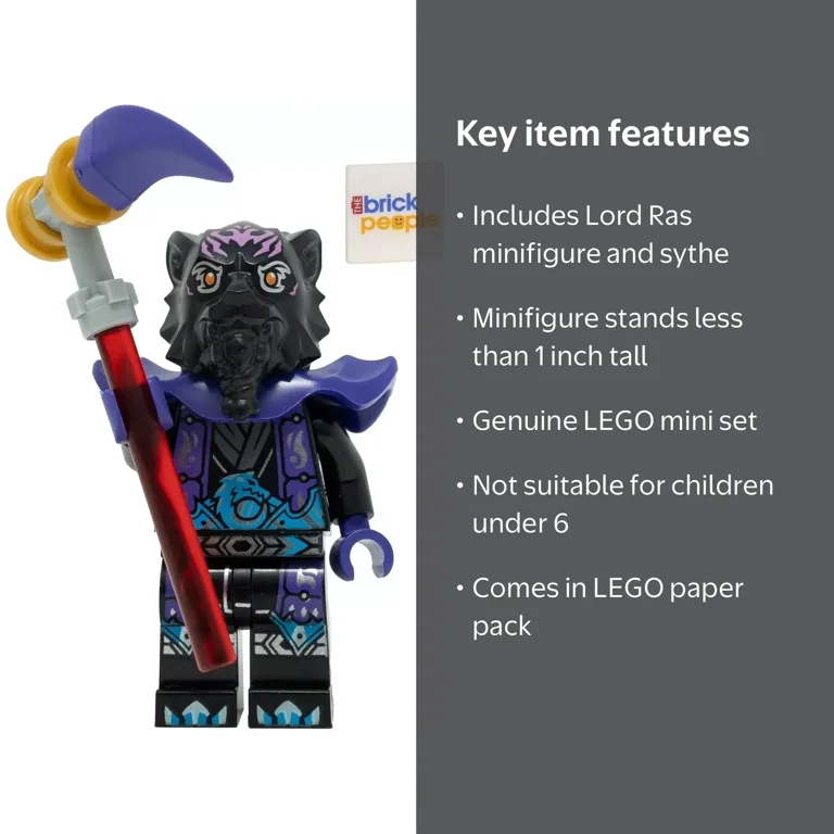 雷神version2ラジアル LEGO Ninjago Dragons Rising Season 2: Lord Ras Minifigure with