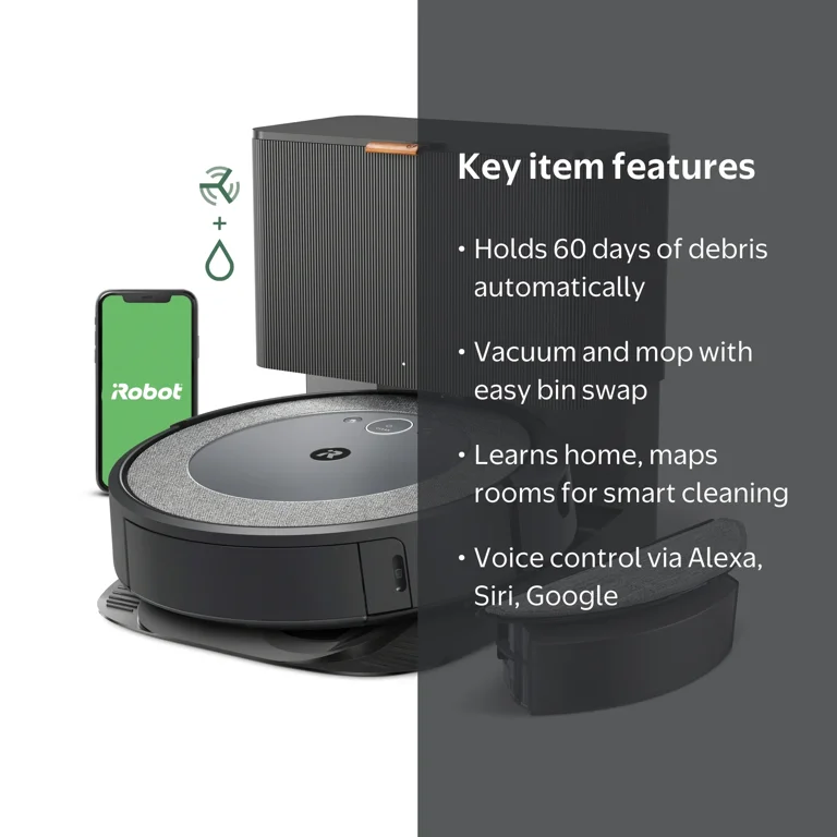 iRobot Roomba Combo™ i5+ Self-Emptying Robot Vacuum & Mop
